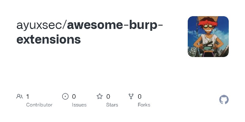 GitHub - ayuxsec/awesome-burp-extensions