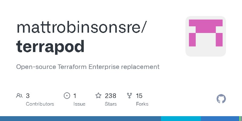 GitHub - mattrobinsonsre/terrapod: Open-source Terraform Enterprise replacement