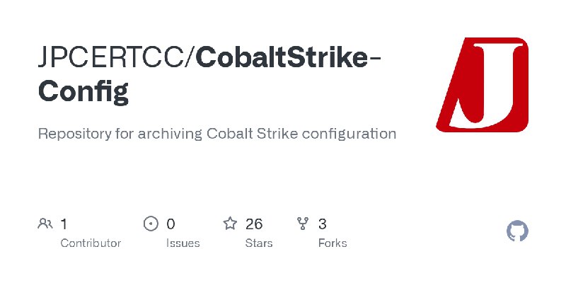 GitHub - JPCERTCC/CobaltStrike-Config: Repository for archiving Cobalt Strike configuration
