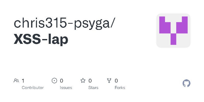 GitHub - chris315-psyga/XSS-lap