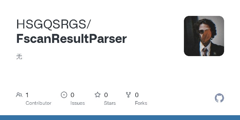 GitHub - HSGQSRGS/FscanResultParser: 无