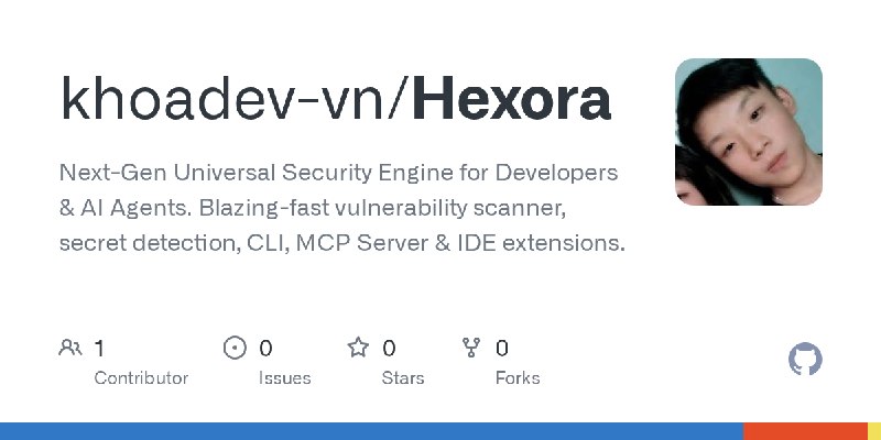 GitHub - khoadev-vn/Hexora: Next-Gen Universal Security Engine for Developers & AI Agents. Blazing-fast vulnerability scanner,…