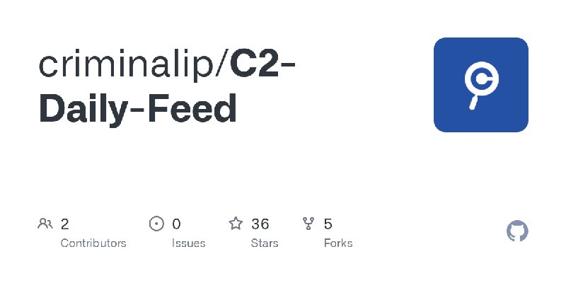 GitHub - criminalip/C2-Daily-Feed