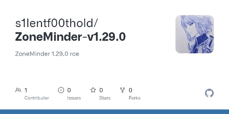 GitHub - s1lentf00thold/ZoneMinder-v1.29.0: ZoneMinder 1.29.0 rce
