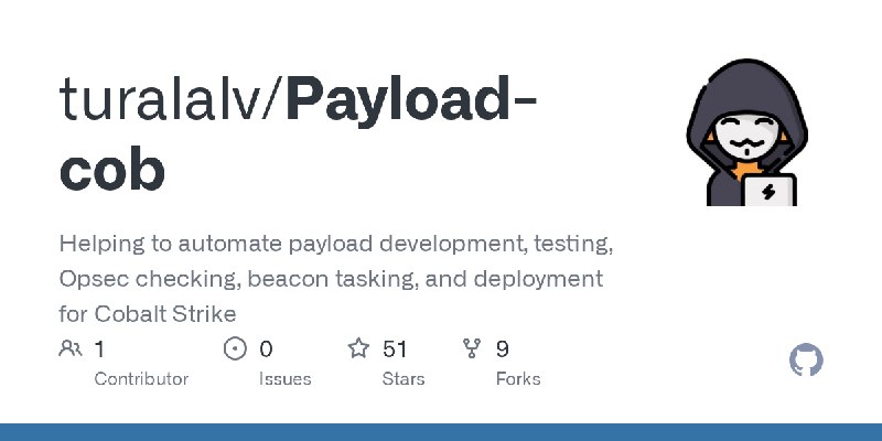 GitHub - turalalv/Payload-cob: Helping to automate payload development, testing, Opsec checking, beacon tasking, and deployment…