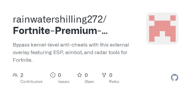 GitHub - rainwatershilling272/Fortnite-Premium-External: Bypass kernel-level anti-cheats with this external overlay featuring ESP…