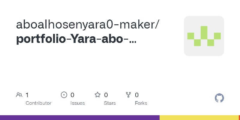 GitHub - aboalhosenyara0-maker/portfolio-Yara-abo-alhosen
