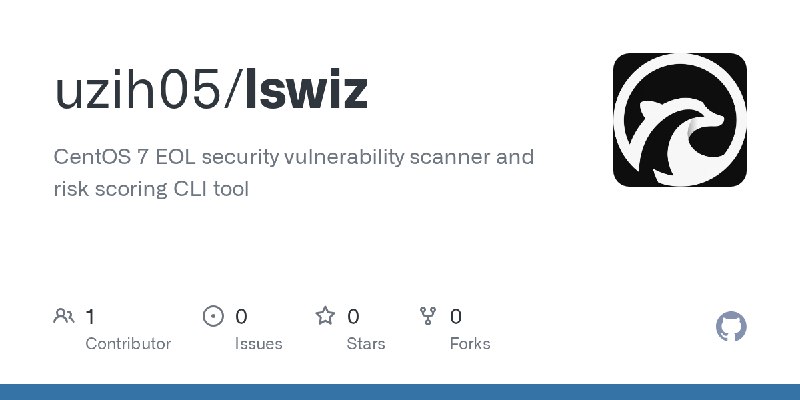 GitHub - uzih05/lswiz: CentOS 7 EOL security vulnerability scanner and risk scoring CLI tool