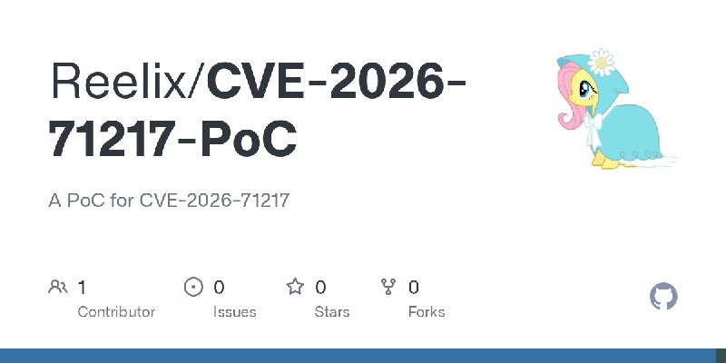 GitHub - Reelix/CVE-2026-71217-PoC: A PoC for CVE-2026-71217