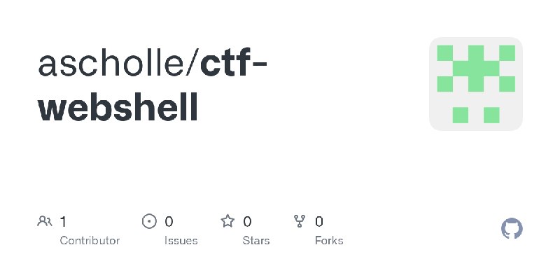 GitHub - ascholle/ctf-webshell