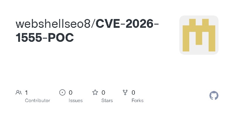 GitHub - webshellseo8/CVE-2026-1555-POC