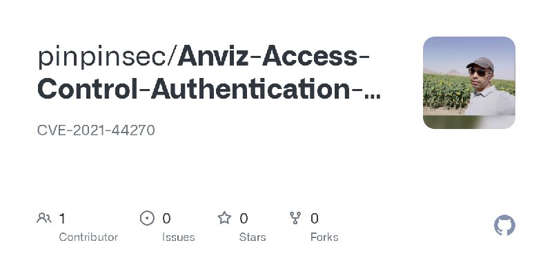 GitHub - pinpinsec/Anviz-Access-Control-Authentication-Bypass: CVE-2021-44270