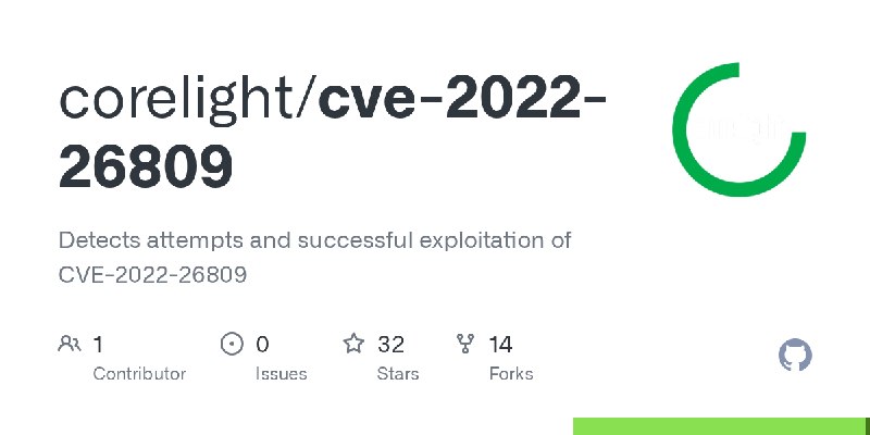 GitHub - corelight/cve-2022-26809: Detects attempts and successful exploitation of CVE-2022-26809