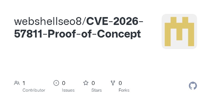 GitHub - webshellseo8/CVE-2026-57811-Proof-of-Concept
