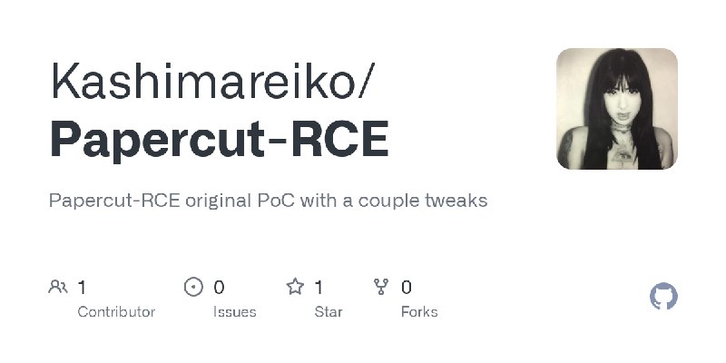 GitHub - Kashimareiko/Papercut-RCE: Papercut-RCE original PoC with a couple tweaks