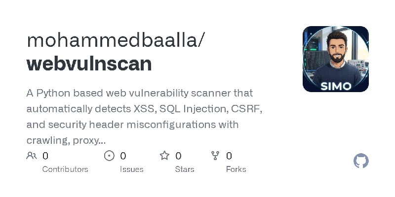 mohammedbaalla/webvulnscan