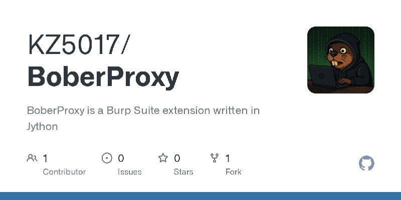 GitHub - KZ5017/BoberProxy: BoberProxy is a Burp Suite extension written in Jython