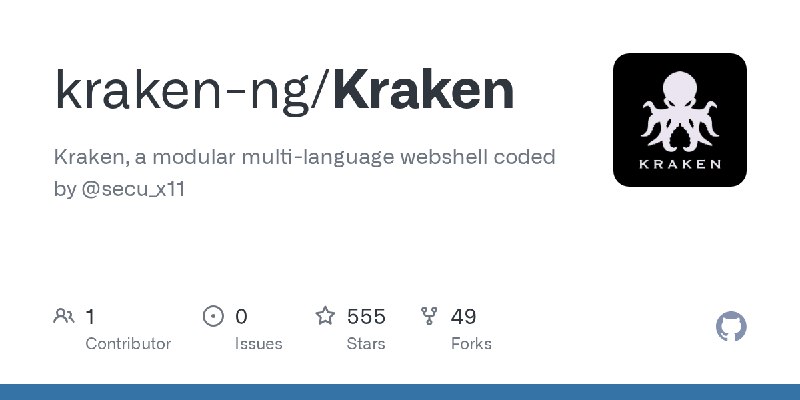 GitHub - kraken-ng/Kraken: Kraken, a modular multi-language webshell coded by @secu_x11