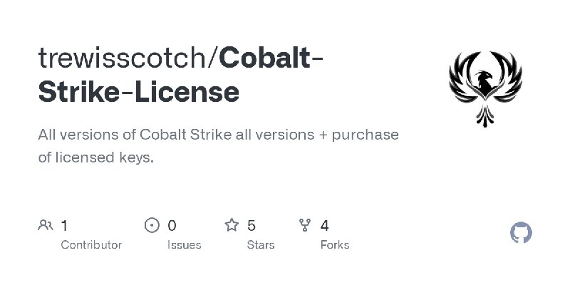 GitHub - trewisscotch/Cobalt-Strike-License: All versions of Cobalt Strike all versions + purchase of licensed keys.