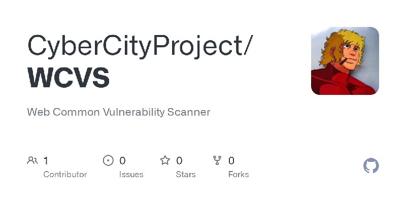 GitHub - CyberCityProject/WCVS: Web Common Vulnerability Scanner