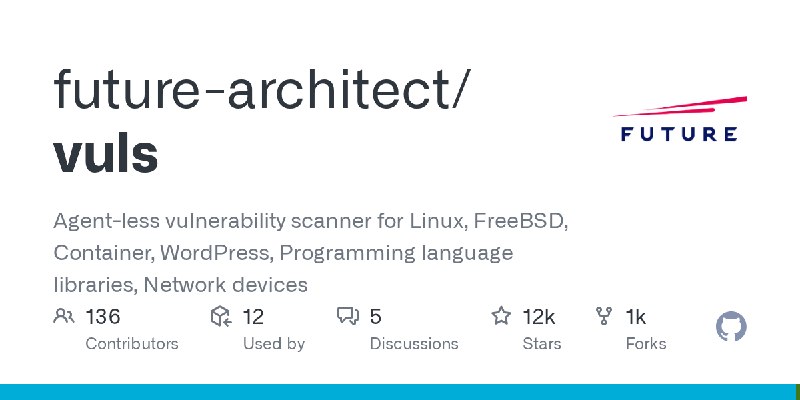 GitHub - future-architect/vuls: Agent-less vulnerability scanner for Linux, FreeBSD, Container, WordPress, Programming language…