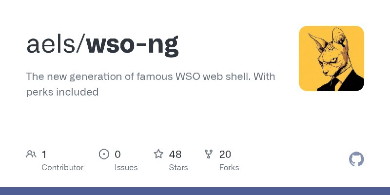 GitHub - aels/wso-ng: The new generation of famous WSO web shell. With perks included