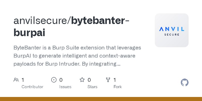 GitHub - anvilsecure/bytebanter-burpai: ByteBanter is a Burp Suite extension that leverages BurpAI to generate intelligent and…