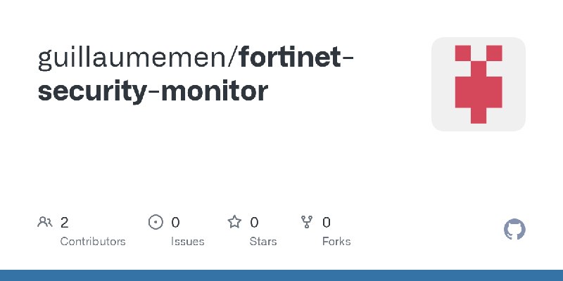 GitHub - guillaumemen/fortinet-security-monitor