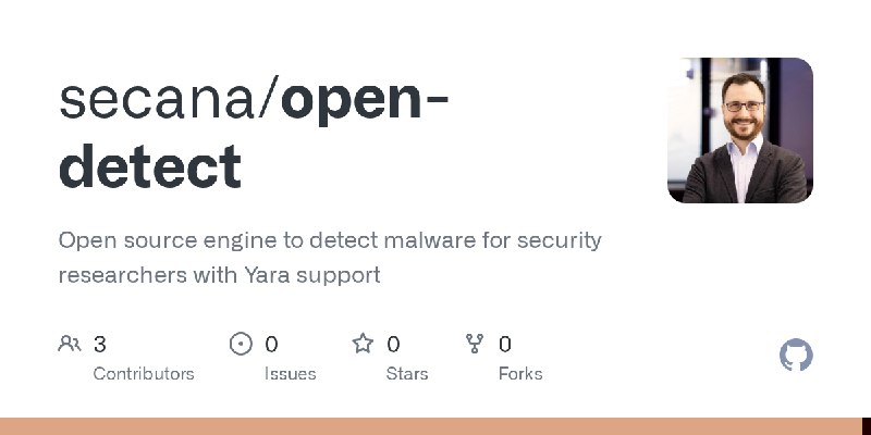 GitHub - secana/open-detect: Open source engine to detect malware for security researchers with Yara support