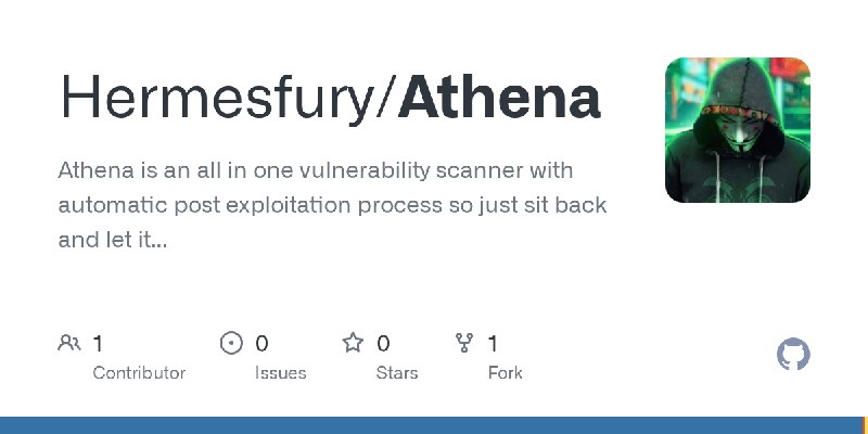 GitHub - Hermesfury/Athena: Athena is an all in one vulnerability scanner with automatic post exploitation process so just sit…
