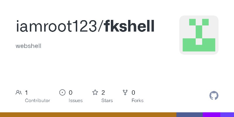 GitHub - iamroot123/fkshell: webshell