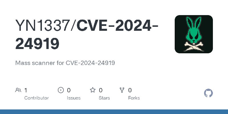 GitHub - YN1337/CVE-2024-24919: Mass scanner for CVE-2024-24919