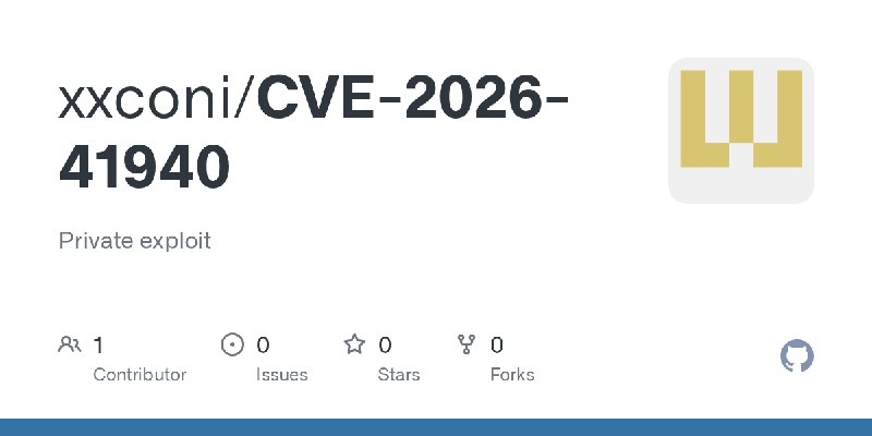 GitHub - xxconi/CVE-2026-41940: Private exploit