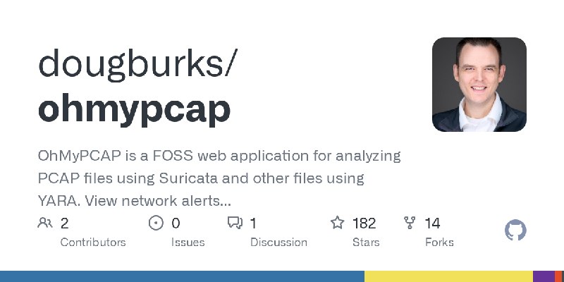 GitHub - dougburks/ohmypcap: OhMyPCAP is a FOSS web application for analyzing PCAP files using Suricata and other files using YARA.…