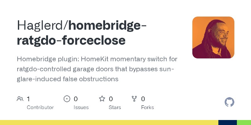 GitHub - Haglerd/homebridge-ratgdo-forceclose: Homebridge plugin: HomeKit momentary switch for ratgdo-controlled garage doors that…
