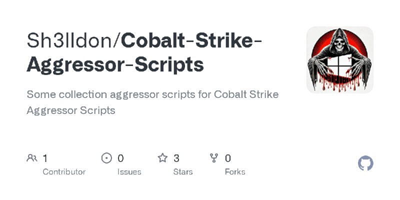 GitHub - Sh3lldon/Cobalt-Strike-Aggressor-Scripts: Some collection aggressor scripts for Cobalt Strike Aggressor Scripts