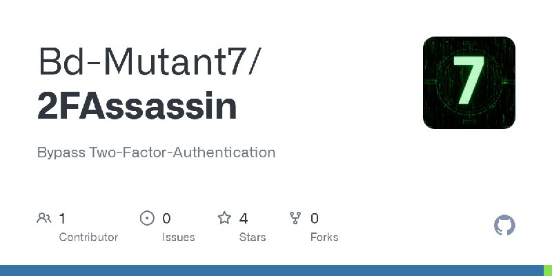 GitHub - Bd-Mutant7/2FAssassin: Bypass Two-Factor-Authentication