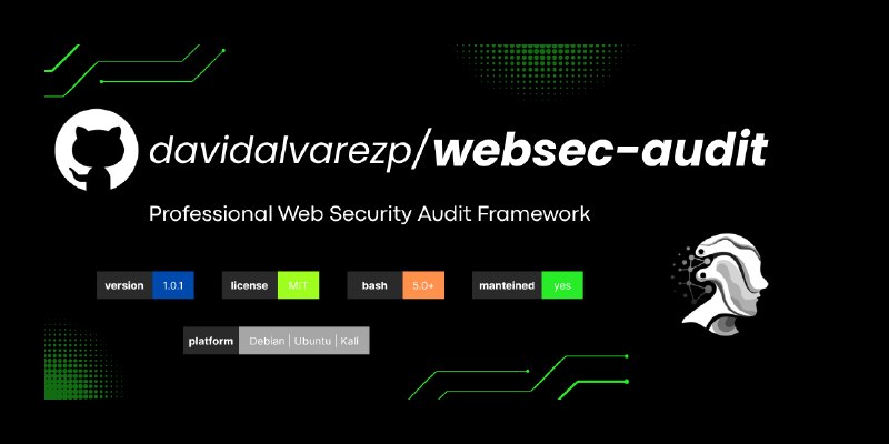 GitHub - davidalvarezp/websec-audit: Professional modular web security audit framework for Debian/Ubuntu. 15+ modules: recon, SQLi…