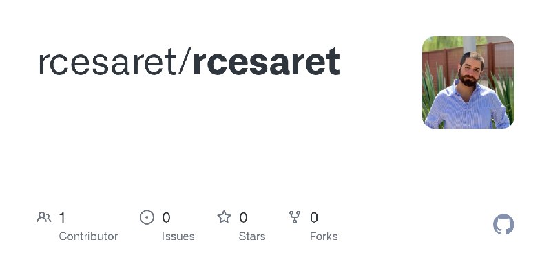 GitHub - rcesaret/rcesaret