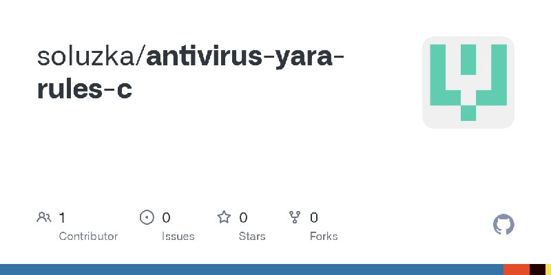 GitHub - soluzka/antivirus-yara-rules-c