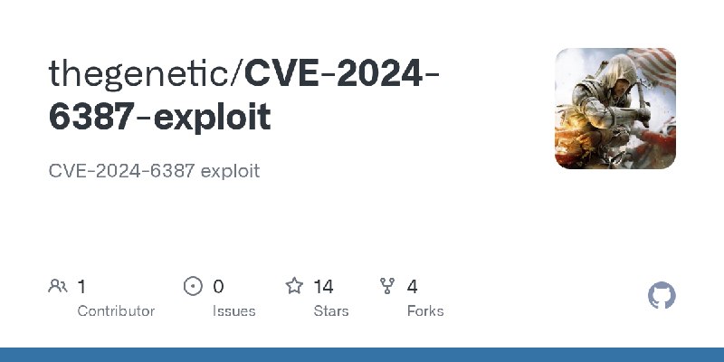 GitHub - thegenetic/CVE-2024-6387-exploit: CVE-2024-6387 exploit