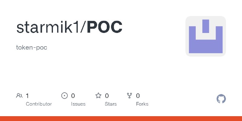 GitHub - starmik1/POC: token-poc