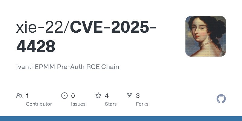 GitHub - xie-22/CVE-2025-4428: Ivanti EPMM Pre-Auth RCE Chain