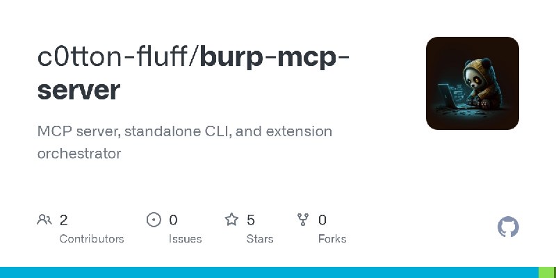 GitHub - c0tton-fluff/burp-mcp-server: MCP server, standalone CLI, and extension orchestrator