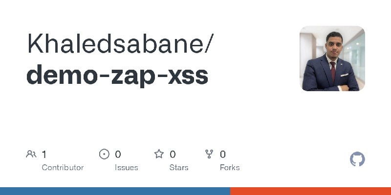 GitHub - Khaledsabane/demo-zap-xss