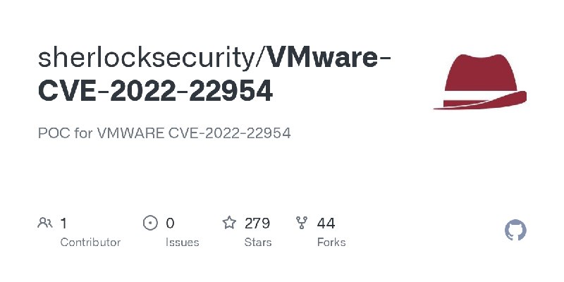 GitHub - sherlocksecurity/VMware-CVE-2022-22954: POC for VMWARE CVE-2022-22954