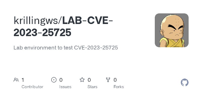 GitHub - krillingws/LAB-CVE-2023-25725: Lab environment to test CVE-2023-25725