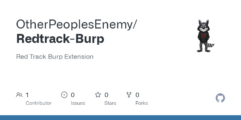 GitHub - OtherPeoplesEnemy/Redtrack-Burp: Red Track Burp Extension