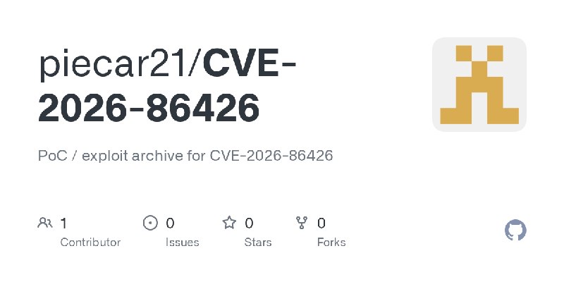 GitHub - piecar21/CVE-2026-86426: PoC / exploit archive for CVE-2026-86426