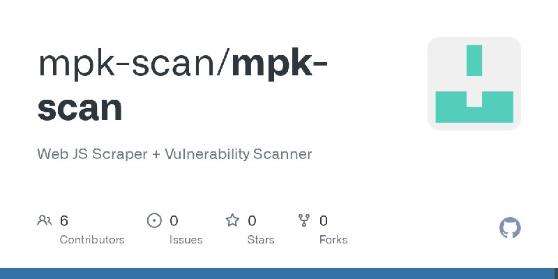 GitHub - mpk-scan/mpk-scan: Web JS Scraper + Vulnerability Scanner